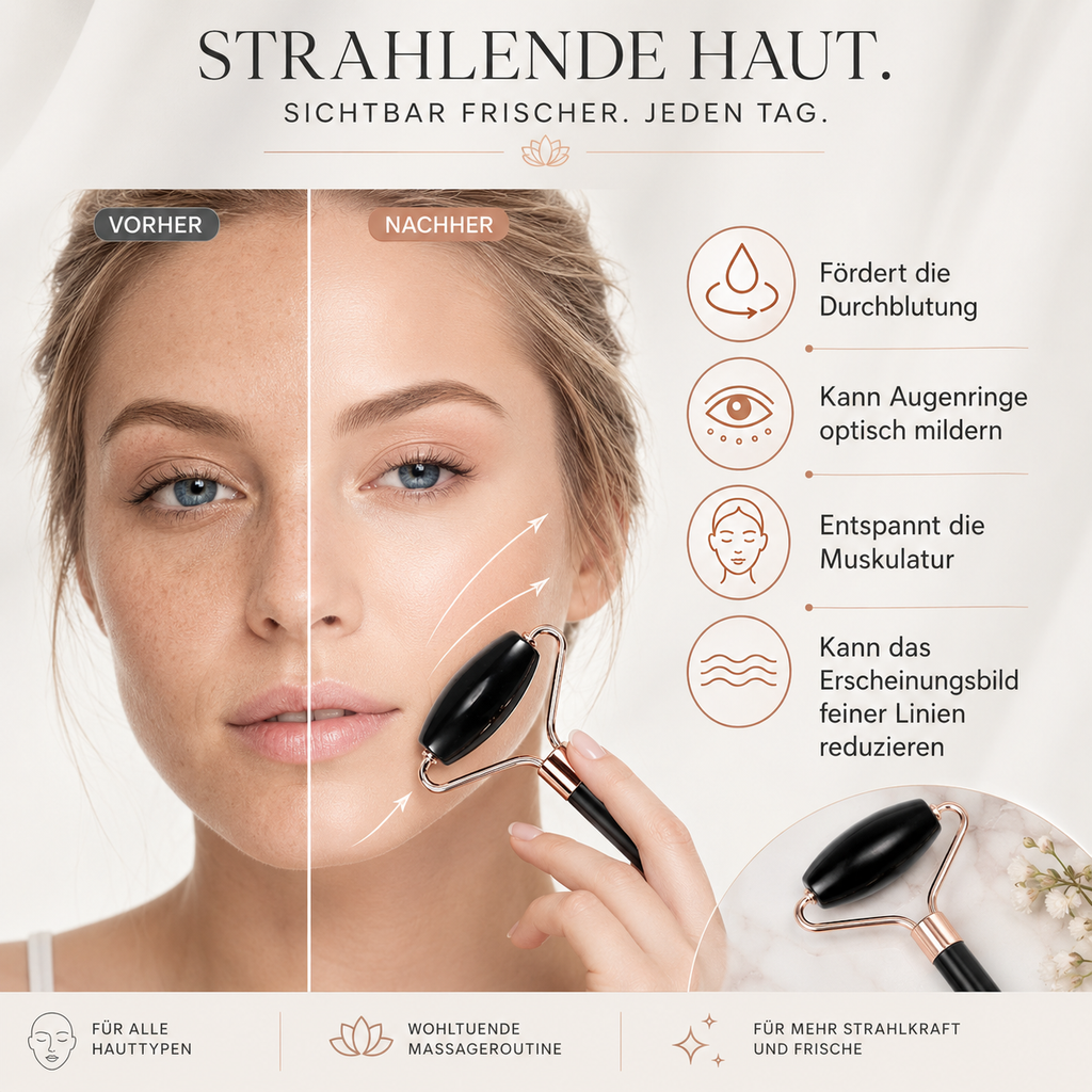 Beauty Pflege Set 3in1 – Ice Roller & Gua Sha