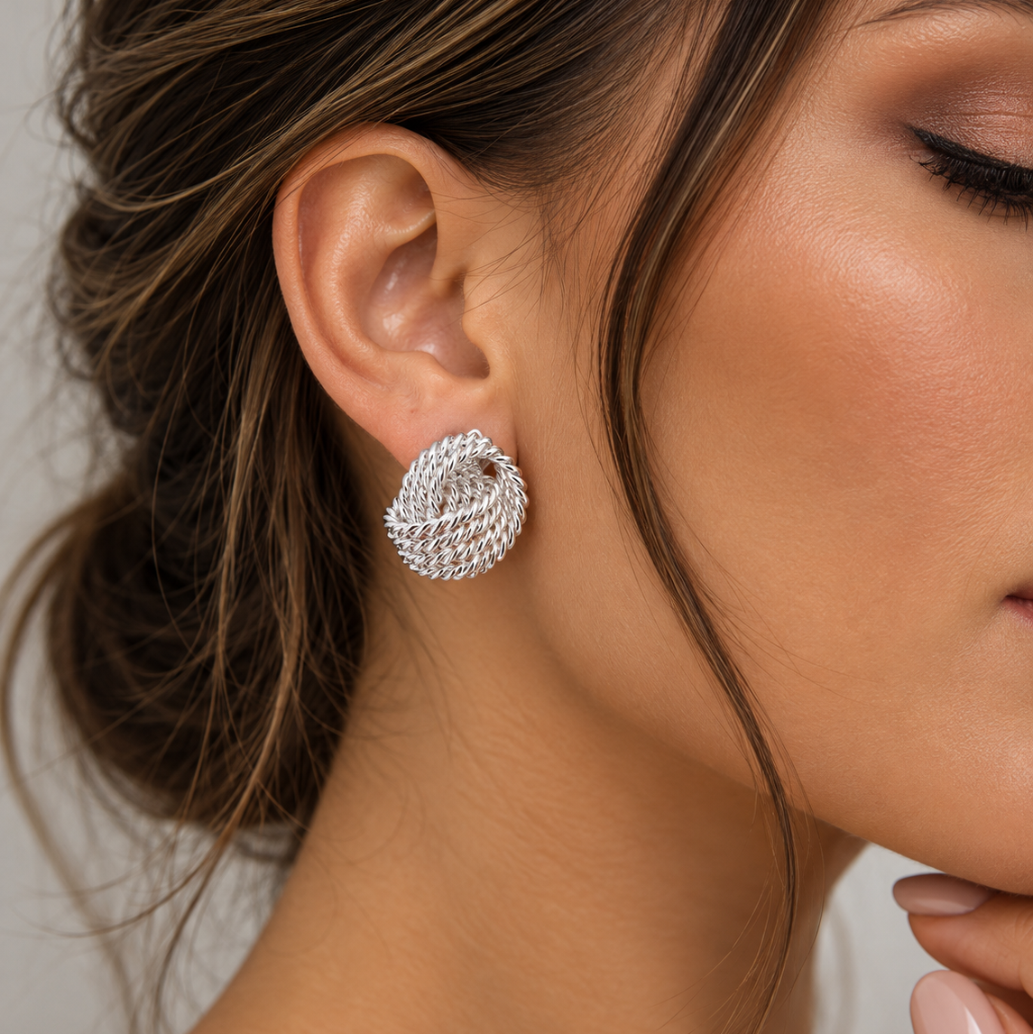 Runde Creolen für Damen – viele Farbvarianten – Produktansicht 9