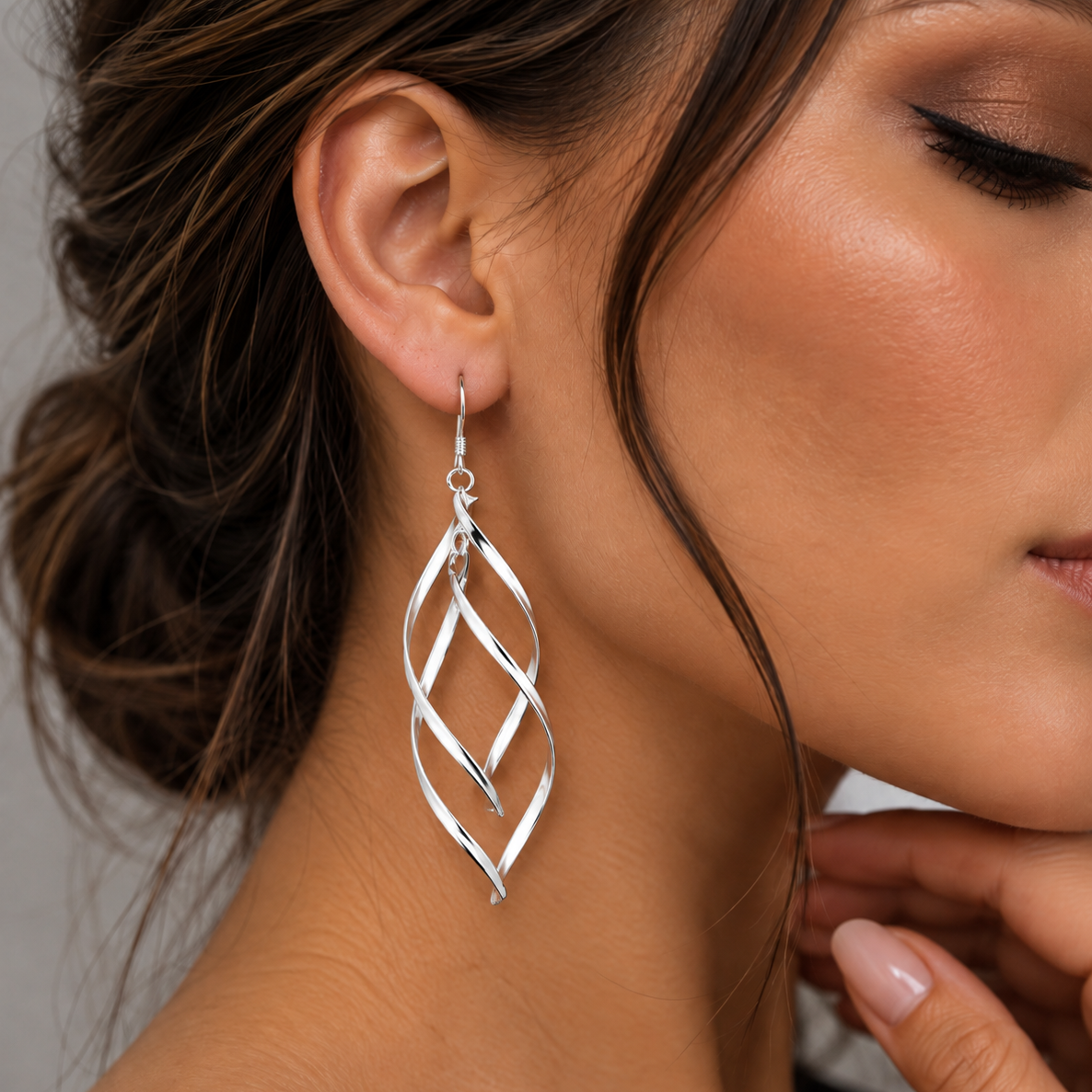 Runde Creolen für Damen – viele Farbvarianten – Produktansicht 10