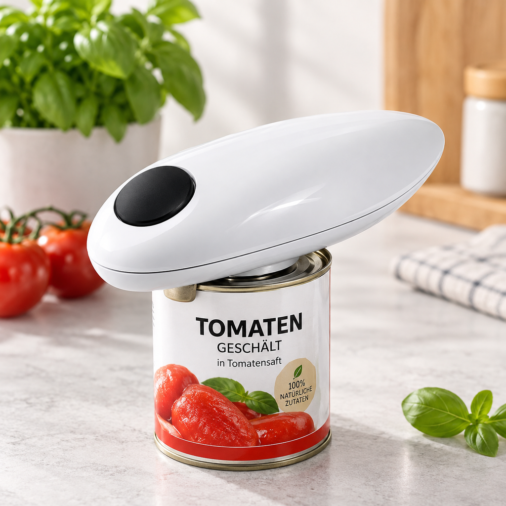 Bedienung des automatischen Dosenöffners