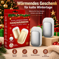 Weiße magnetische Handwärmer im 2er-Set