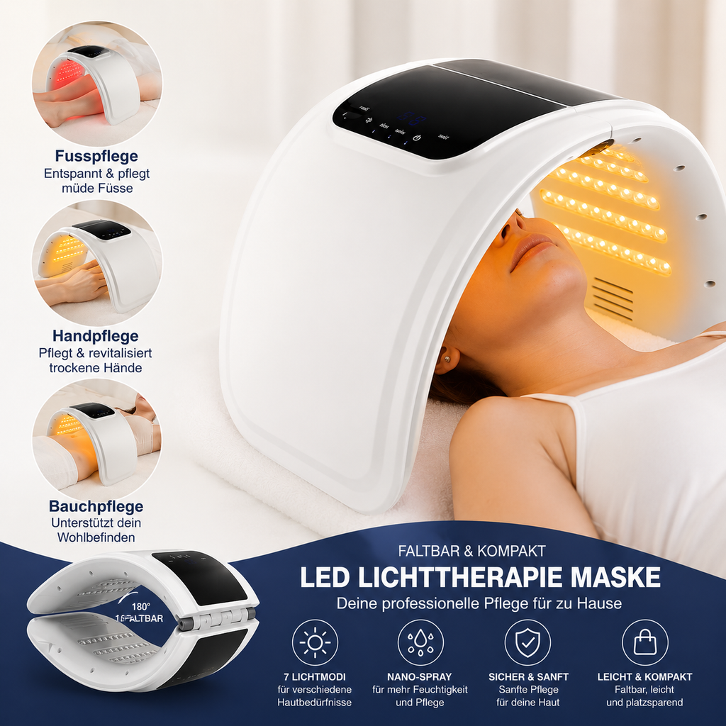 LED Lichttherapie Maske – Hautpflege & Glow