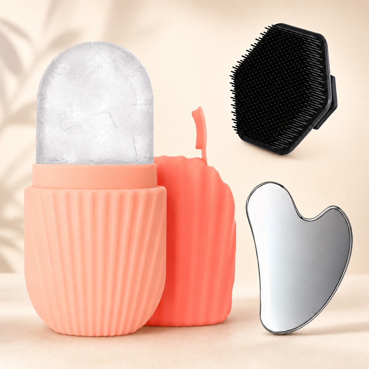 Beauty Pflege Set 3in1 – Ice Roller & Gua Sha