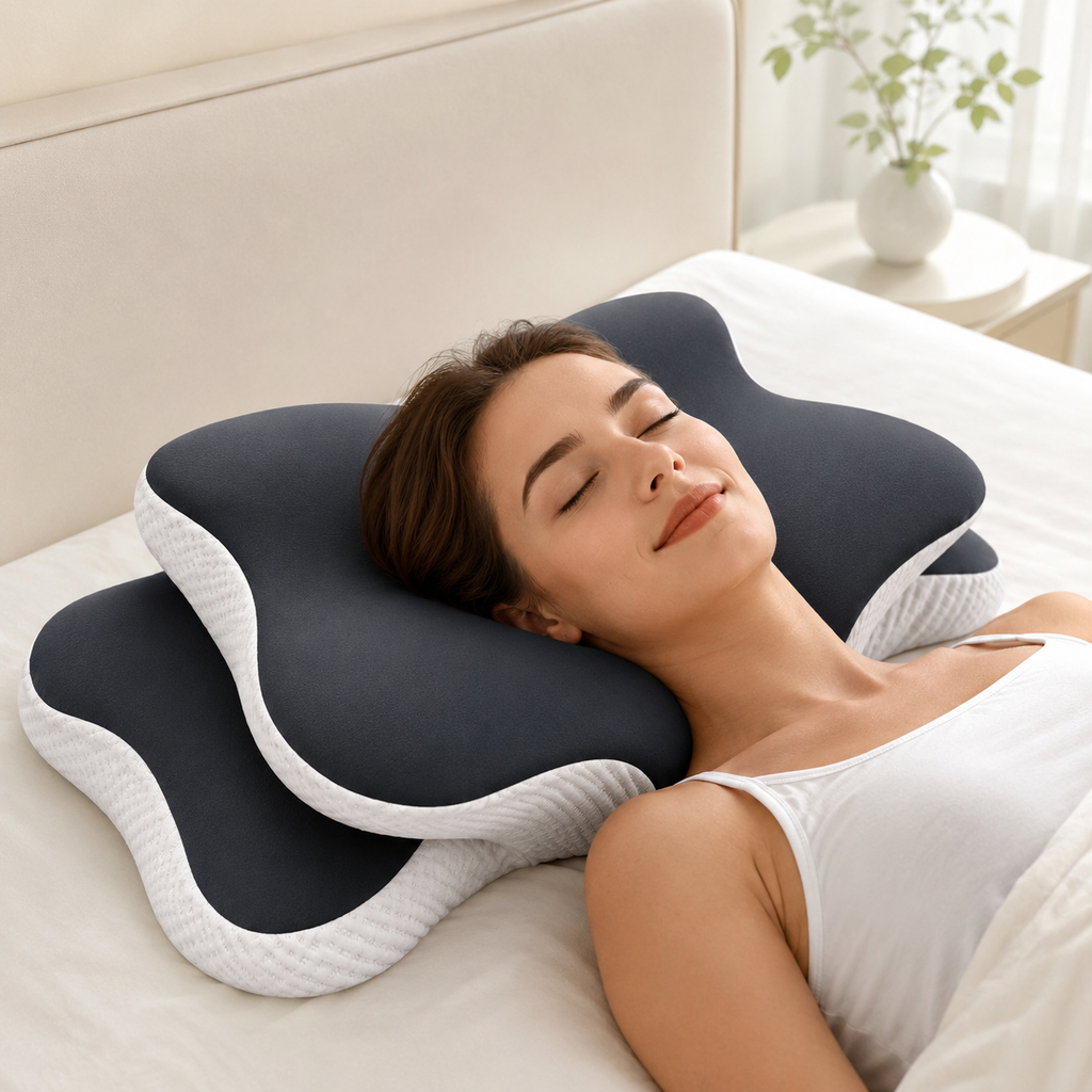 Ergonomisches Nackenkissen – Memory Foam Komfort