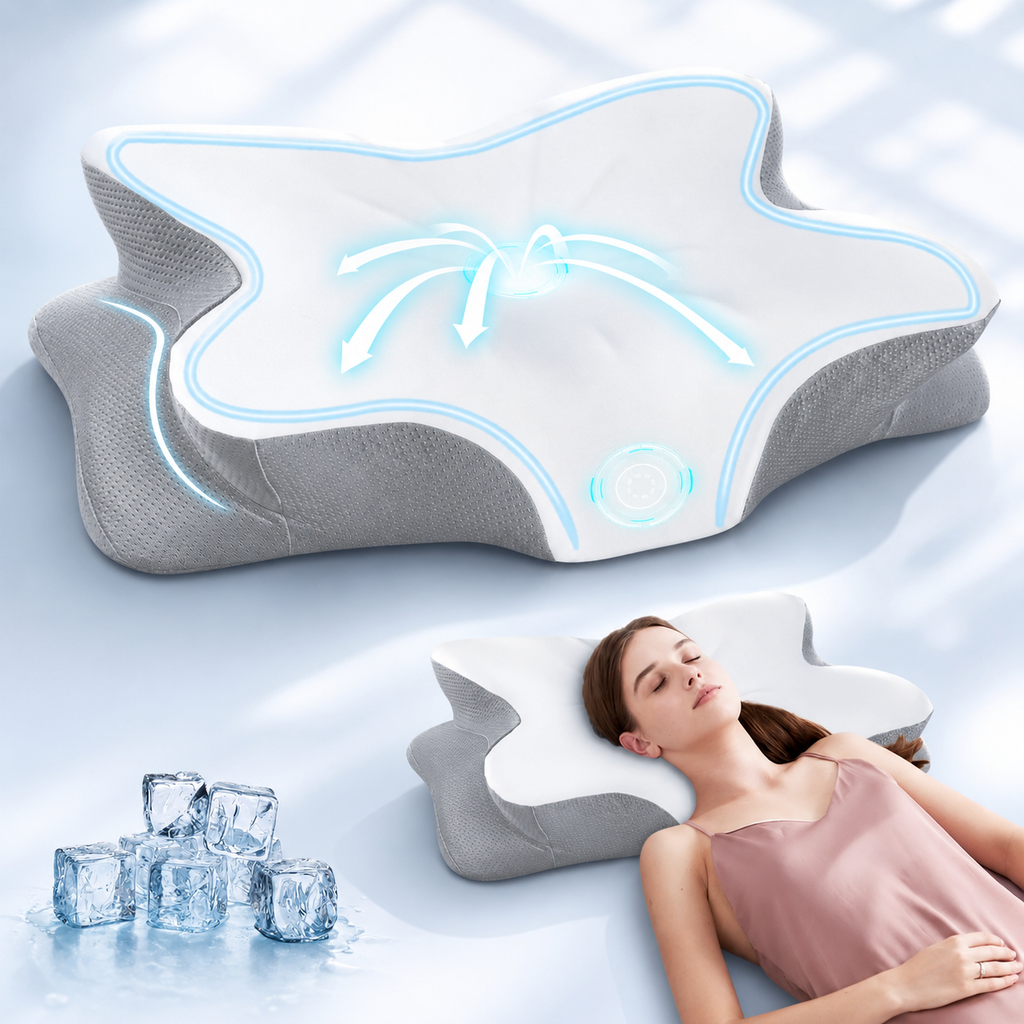 Ergonomisches Memory Foam Kissen – Kühlender Komfort