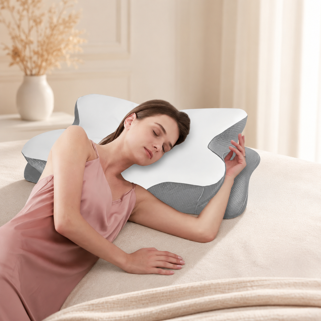 Ergonomisches Memory Foam Kissen – Kühlender Komfort