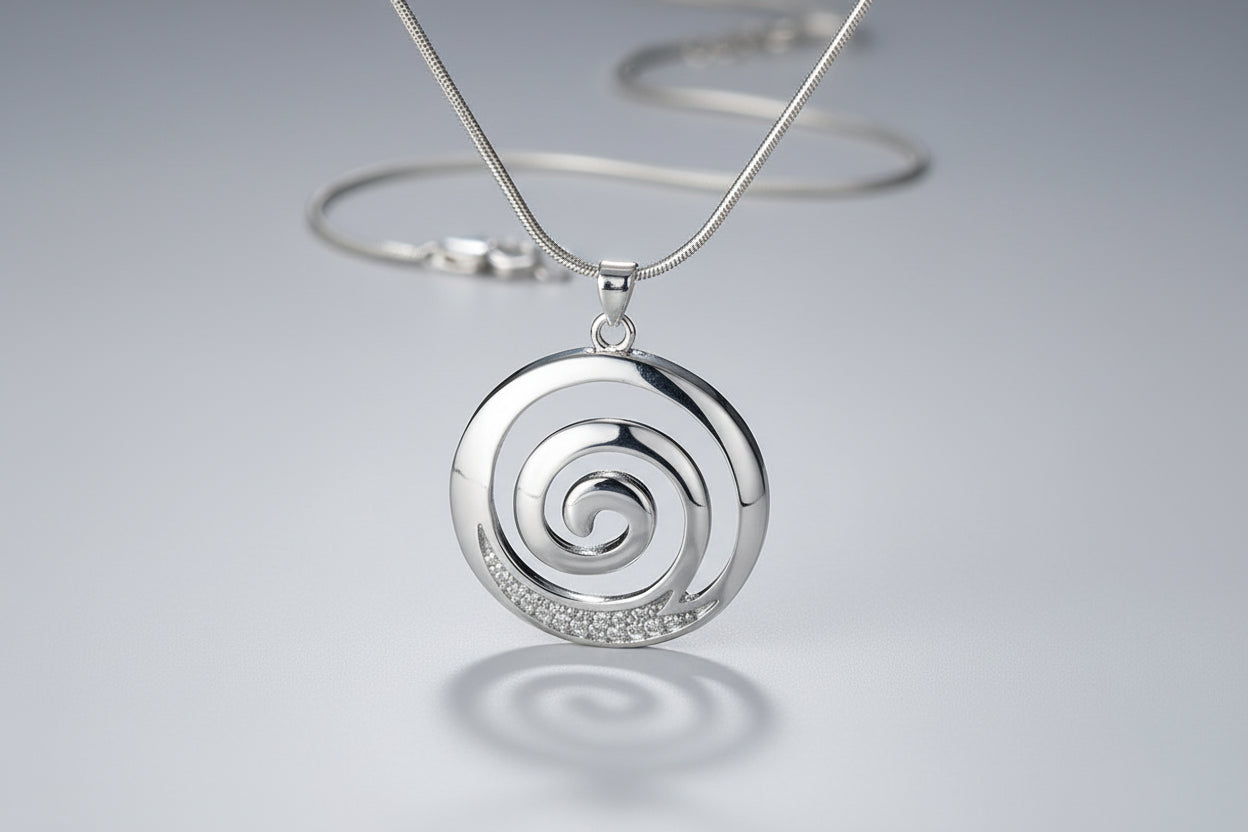 Minimalistische Silberkette 925 mit Zirkonia – Eleganter Damenschmuck