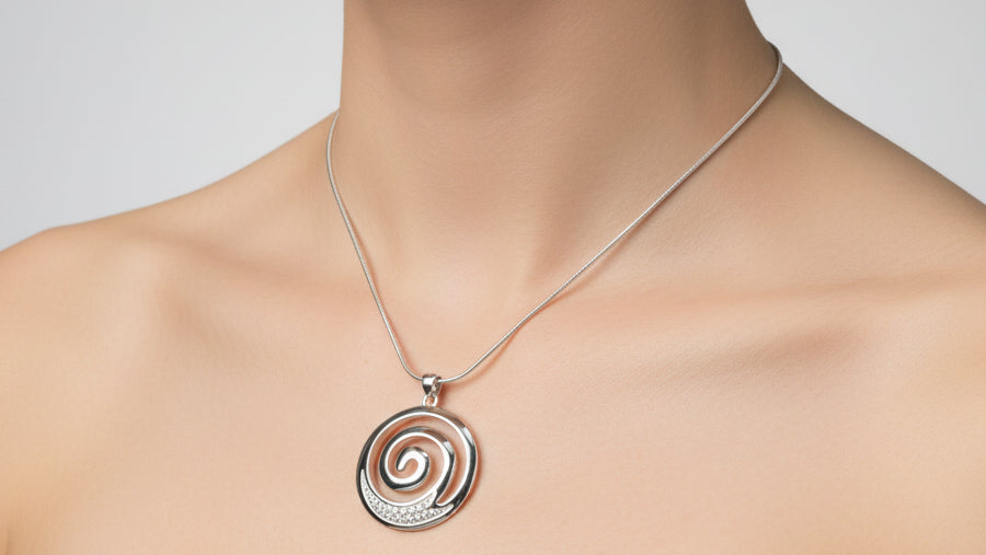 Minimalistische Silberkette 925 mit Zirkonia – Eleganter Damenschmuck