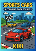 Sports Cars – Malbuch für Kinder, englische Ausgabe