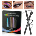 Glitter & Shimmer Eyeliner-Set – 1er-Set mit 12 Farben