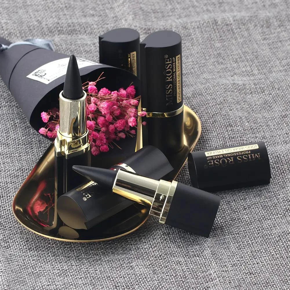 Luxus Creme-Eyeliner – Wasserfest, Hochpigmentiert & Langhaftend | Präziser Augen-Konturenstift