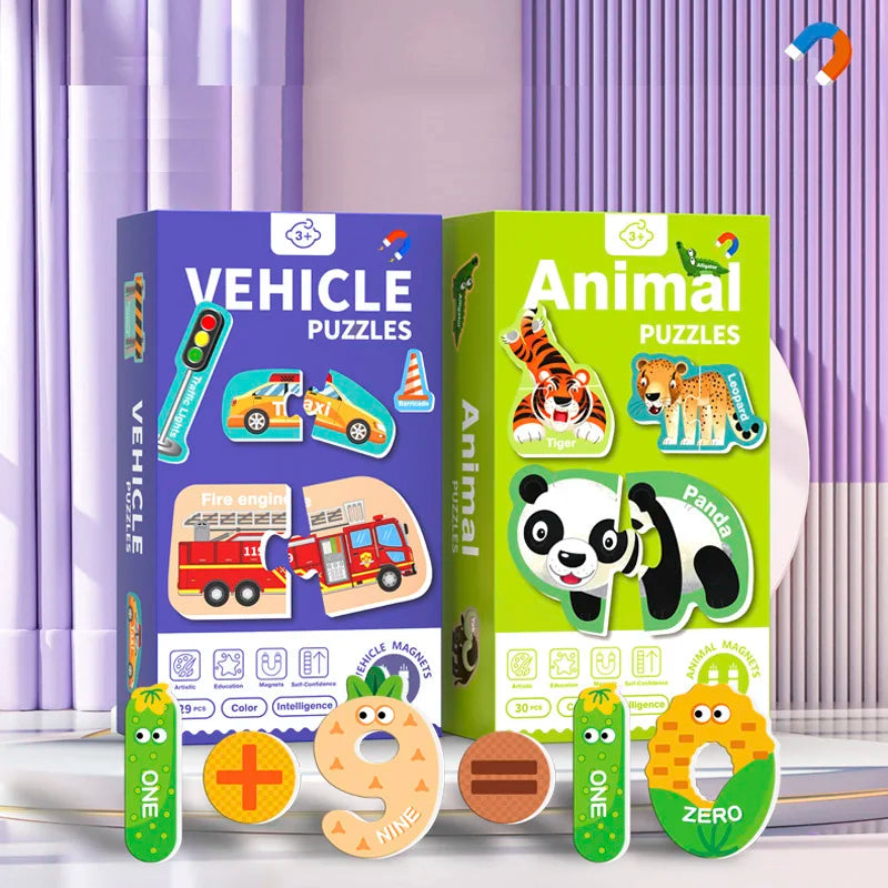 Magnetisches Lernpuzzle für Kinder