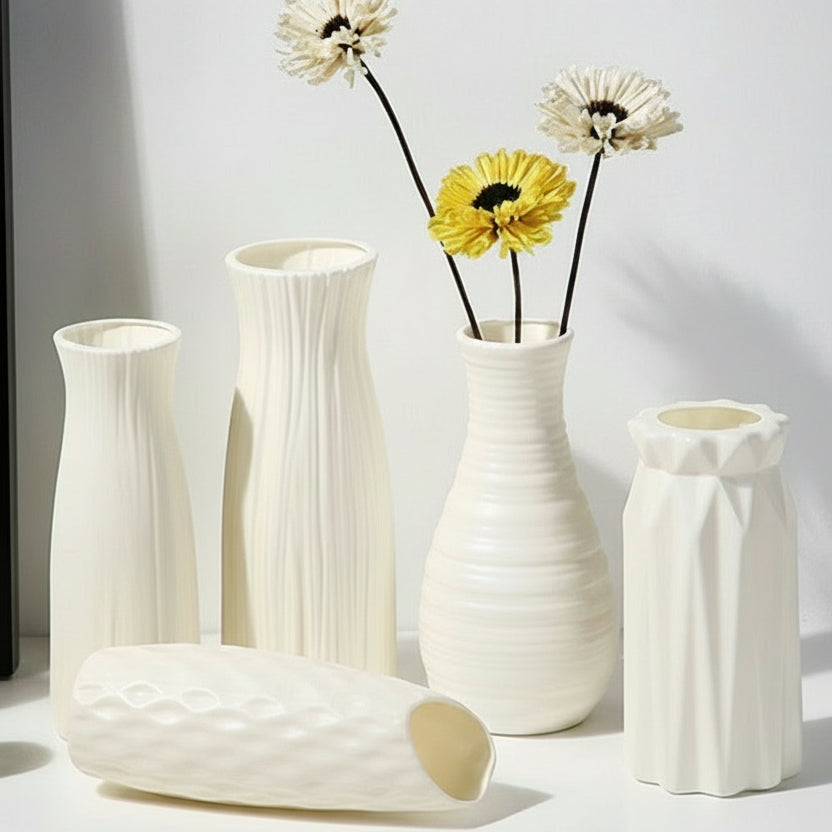 Nordic Deko Vase – Minimalistische Blumenvasen Kollektion | 7 Designs | Modernes Wohnambiente