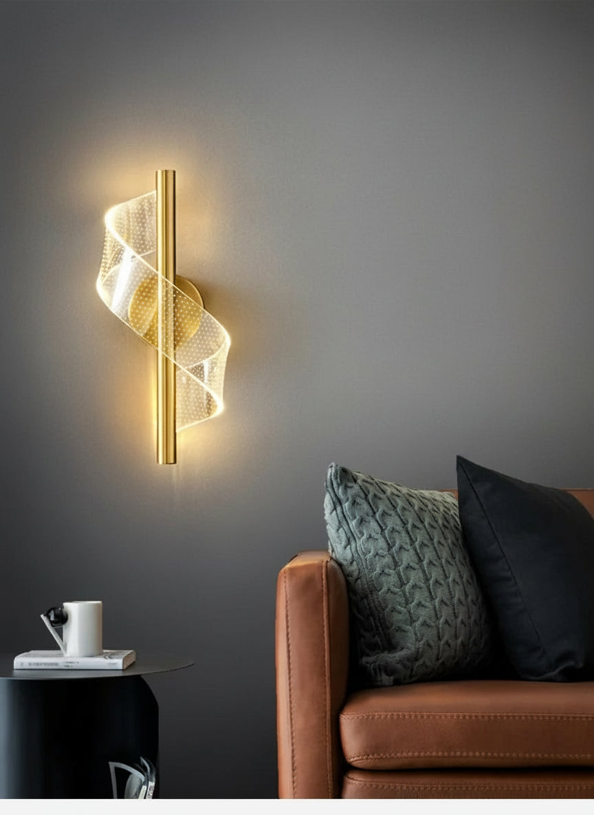 Nordische LED-Wandleuchte – Luxus Wandlampe für Schlafzimmer, Wohnzimmer & Flur | Modernes Ambientelicht