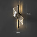 LED-Wandleuchte im nordischen Design – Schwarz oder Gold, 4 Lichtvarianten