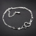 Damenarmband „Double Heart“ aus Edelstahl – Gold, Roségold & Silber