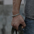 925 Sterling Silber Armband mit geflochtener Struktur