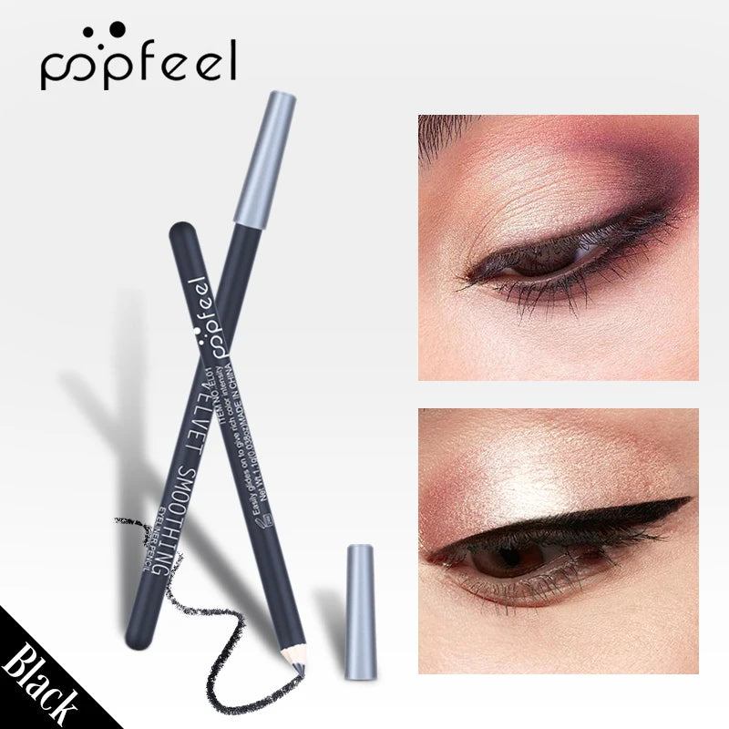 Eye Makeup Set „POPFEEL Pro Look“ – Lidschattenpalette, Mascara & Eyeliner