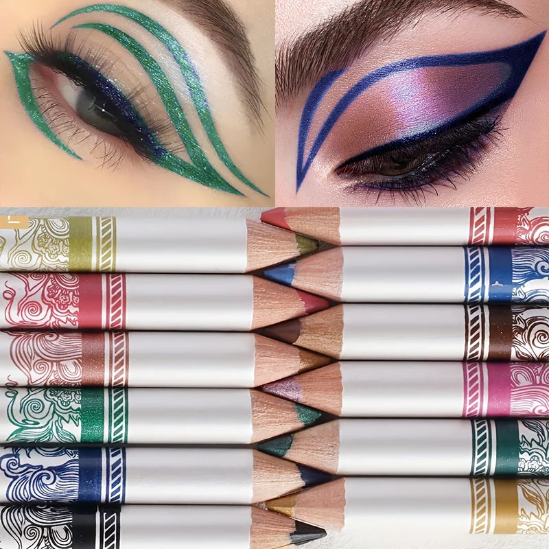 Luxus Eyeliner-Set – Wasserfest, Hochpigmentiert & Langhaftend | 12-Farben Collection für Präzise, Strahlende Augen-Looks
