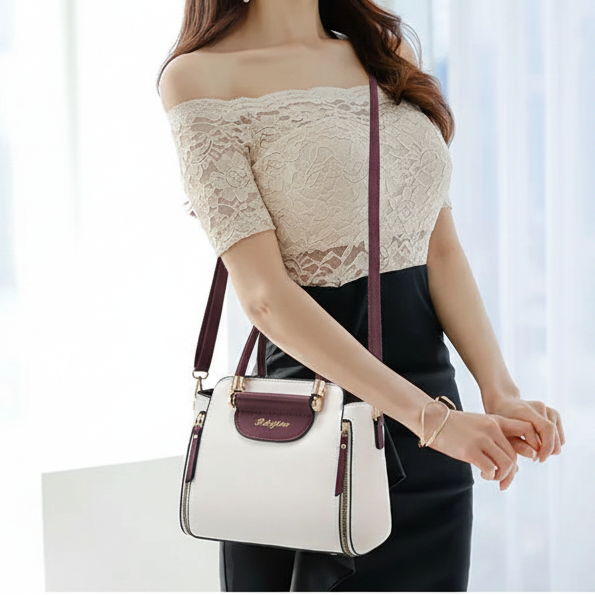 Elegante Damen Handtasche – Zeitlose Schulter- & Crossbody Bag für Büro & Alltag