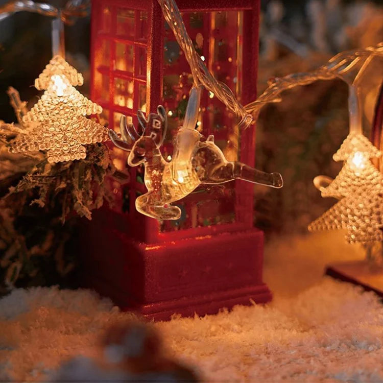 LED Lichterkette Weihnachten | Tannenbäume Warmweiß | 1,5 m & 3 m