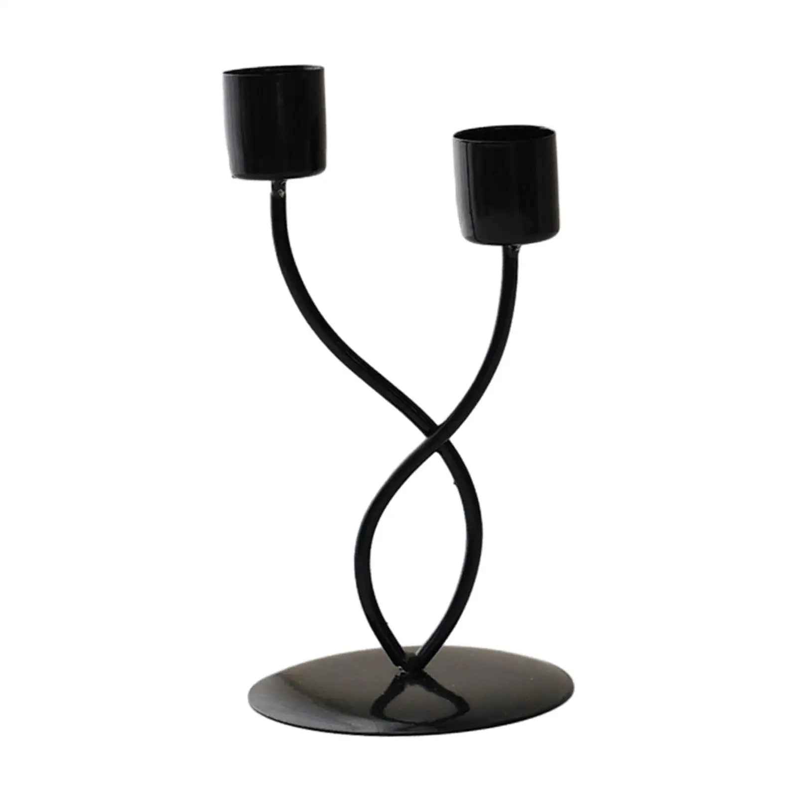 Eleganter Metall-Kerzenhalter – Vintage Tischleuchter für Wohnzimmer, Schlafzimmer & Festliche Dekoration