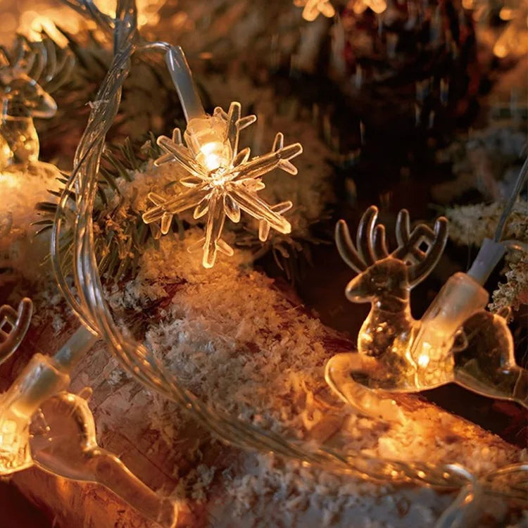 LED Lichterkette Weihnachten | Tannenbäume Warmweiß | 1,5 m & 3 m