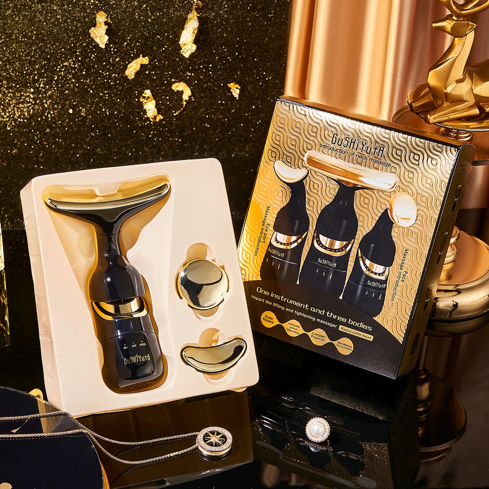 GlowLift Gesichtsmassagegerät – Anti-Aging & Lifting für straffe Haut
