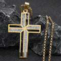 Edelstahl-Halskette mit Zirkonia – Gold & Silber, 6 Designs