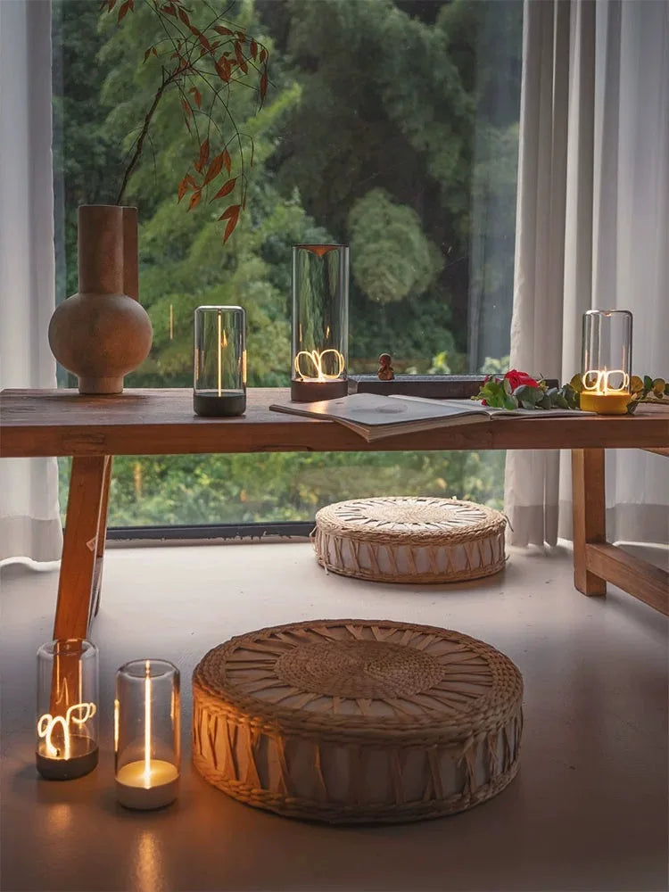 Magnetische Ambient Lampe „Quantum Glow“ – Flexibles Filament & USB-C Aufladung