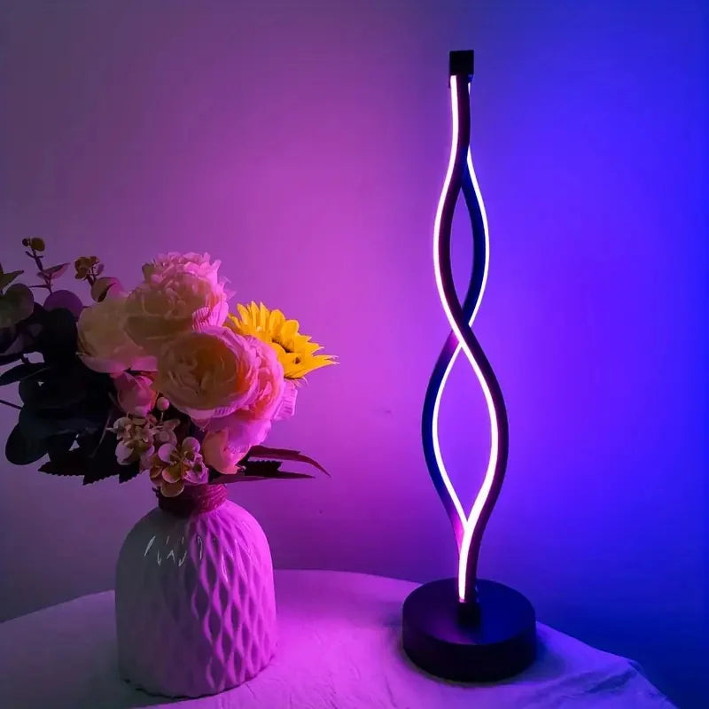 Nordic LED lampka nastrojowa – spiralna – zmieniająca kolor