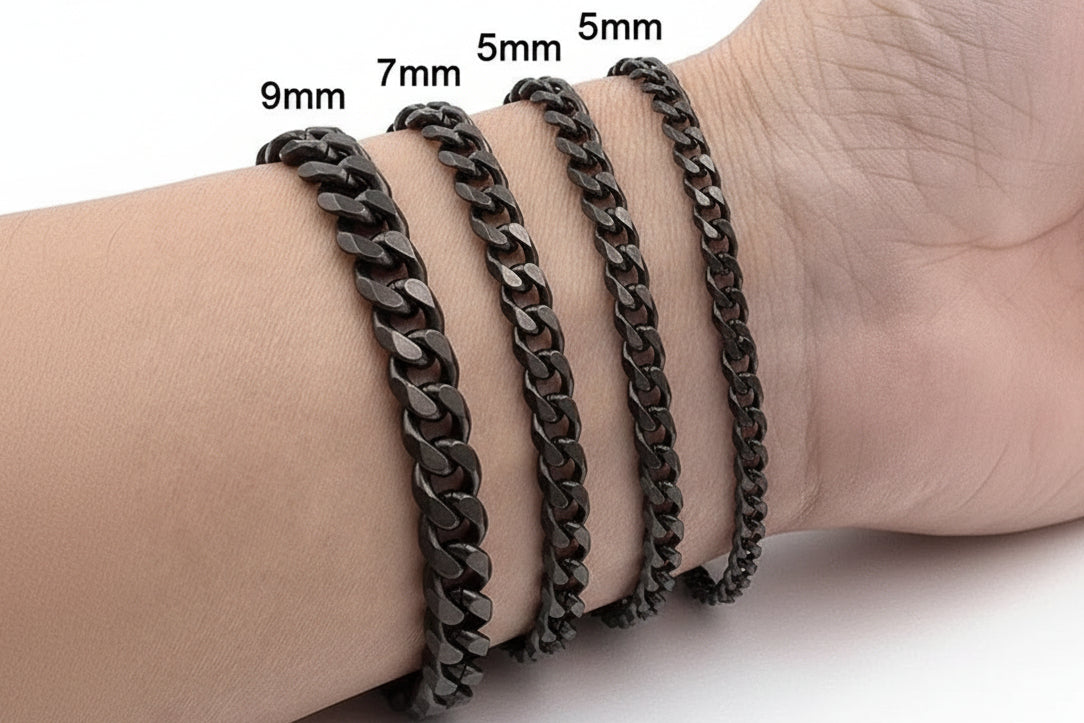 Klassisches Cuban Chain Armband aus Edelstahl – Zeitloses Kettenarmband für Damen & Herren