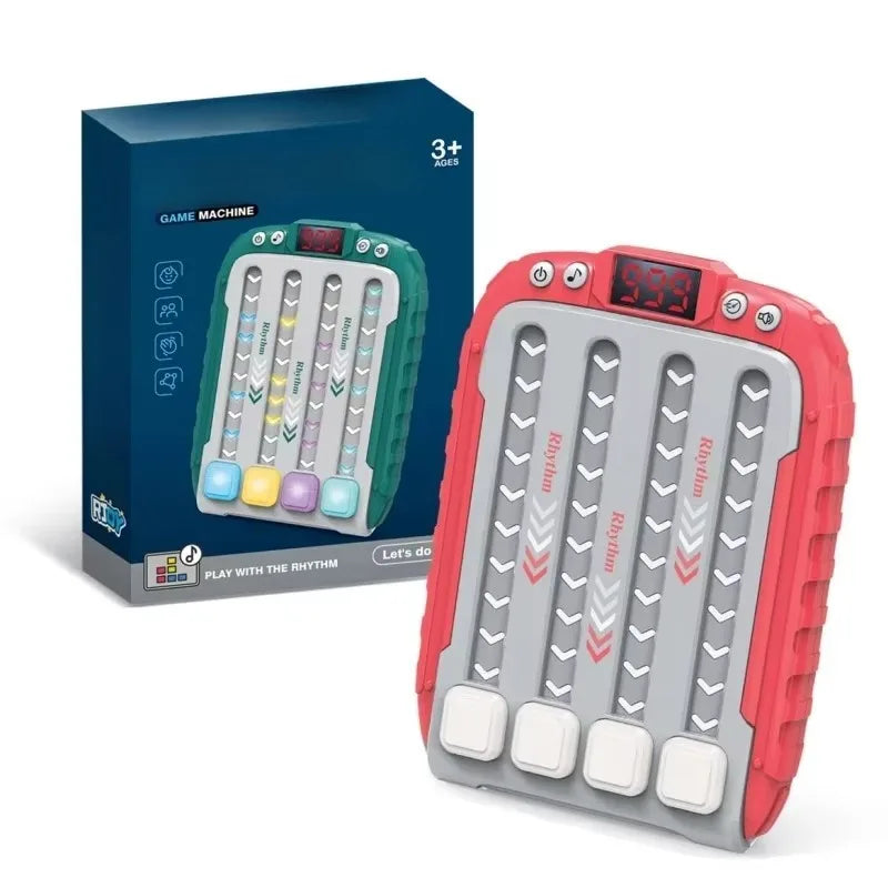 Elektronisches Musik-Puzzle-Spiel für Kinder – Montessori Lernkonsole | Leuchtende Sensorik-Tasten | Tragbares Reisespiel