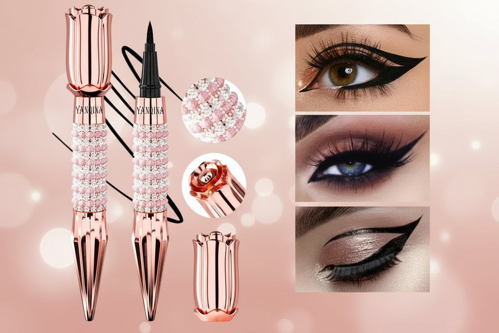 Flüssiger Eyeliner – Wasserfest & Präzise | Tiefschwarz | Langanhaltend