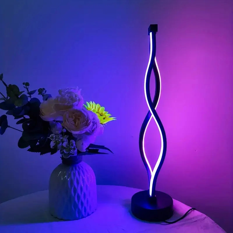 Nordic LED lampka nastrojowa – spiralna – zmieniająca kolor