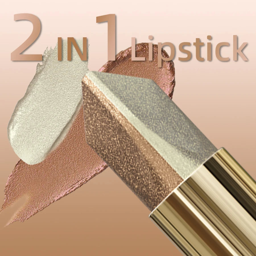 Premium 2-in-1 Eye Shadow Stick – Schimmer & Glitter, Langhaltend & Mühelos aufzutragen