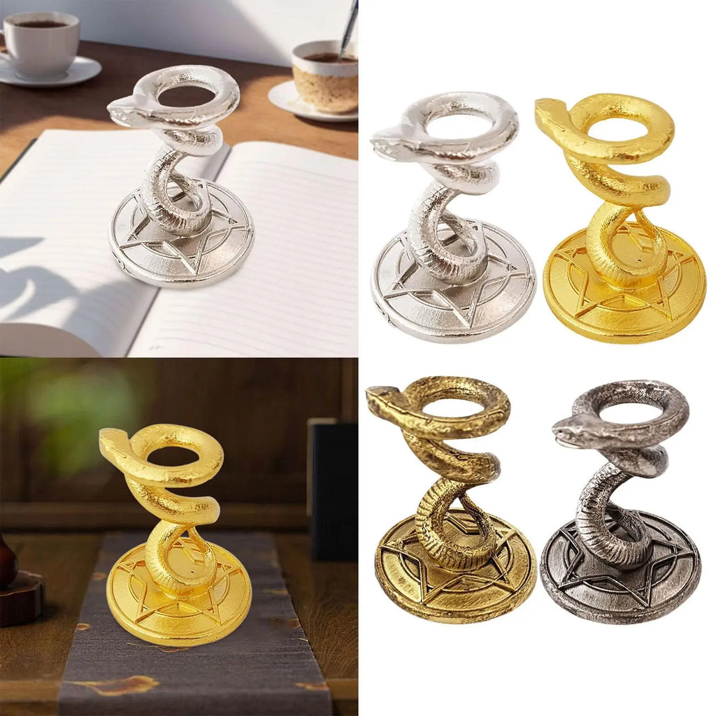 Moderner Metall-Deko-Ständer – Elegante Kunstfigur für Wohnzimmer, Büro & Tischdekoration