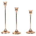 Metall-Kerzenhalter im Vintage-Stil – 1 Stück oder 3er-Set – Produktansicht