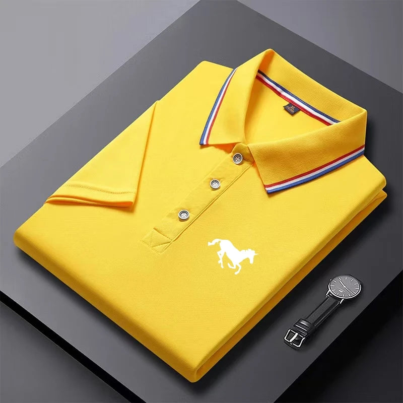 Classic men's polo shirt – short sleeve &amp; breathable