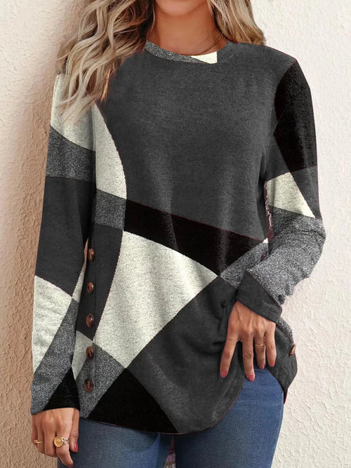 Damen Strickpullover „Elegant Colorblock“ – Weich, Warm & Stilvoll