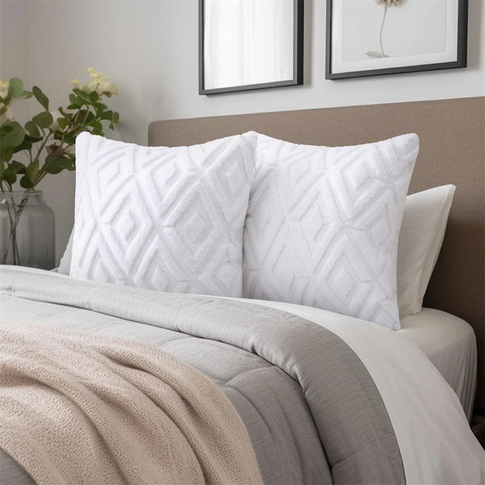 Luxus Samt Kissenbezug 40×40/45×45/50×50 – Weiche Premium Deko-Kissenhülle für Sofa & Schlafzimmer