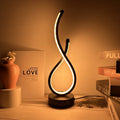 LED-Tischlampe im Spiral-Design – 3 Lichtfarben – Produktansicht