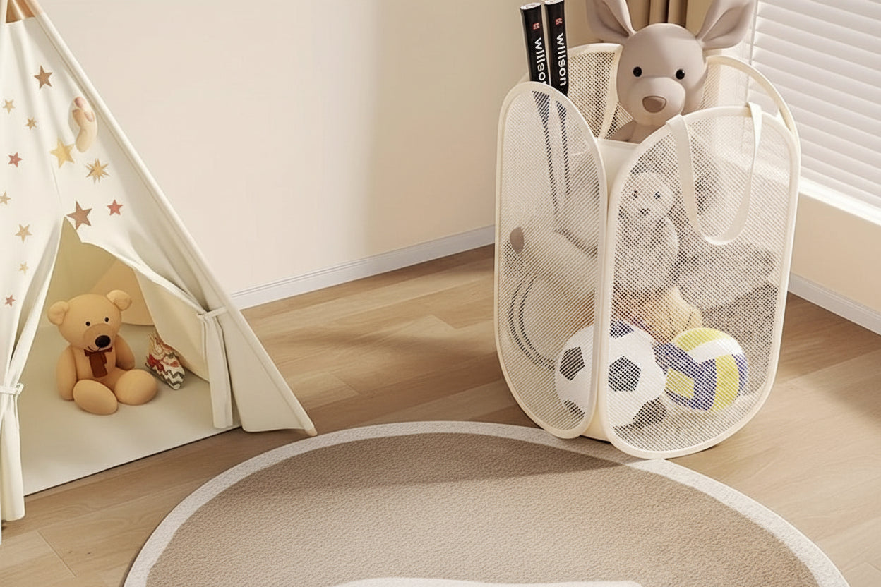 Minimalistischer Textilkorb zur Aufbewahrung