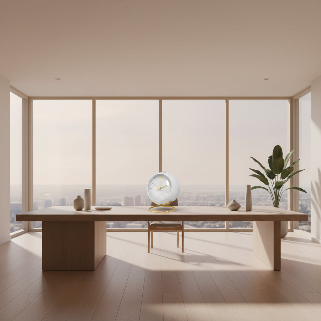 Geräuschlose Tischuhr für Home Office