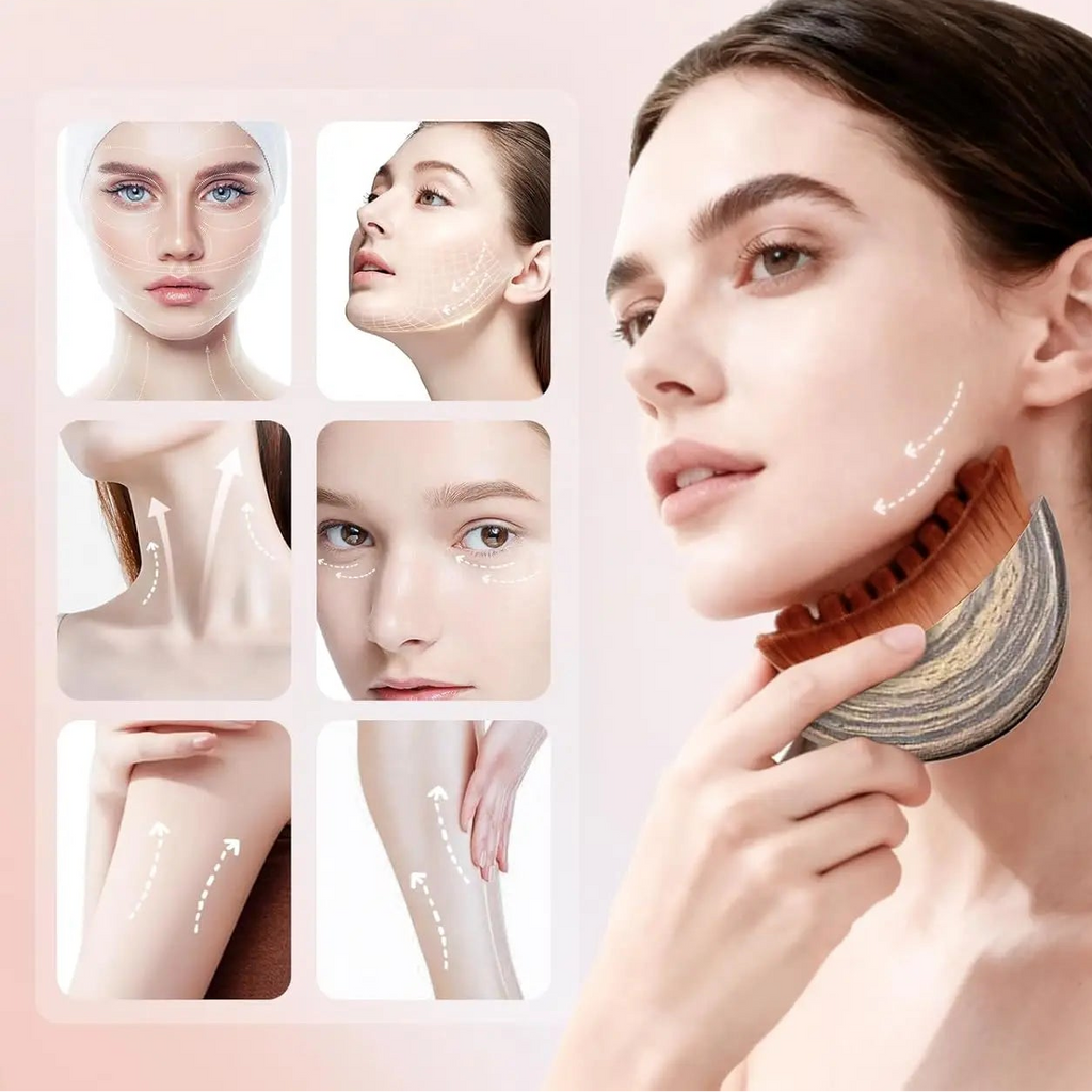 Gesichtsbürste für Lymphdrainage – Straffung & Reinigung