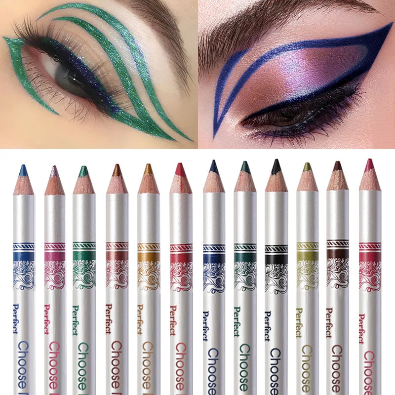 Luxus Eyeliner-Set – Wasserfest, Hochpigmentiert & Langhaftend | 12-Farben Collection für Präzise, Strahlende Augen-Looks