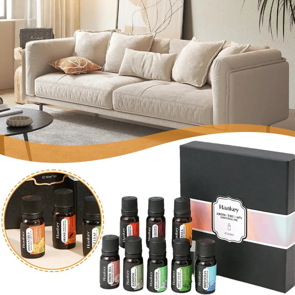 Elegantes Aromatherapie-Ölset – Natürliche Duftessenzen für Ruhe & Balance