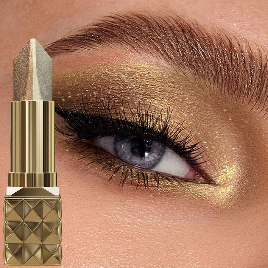 Premium 2-in-1 Eye Shadow Stick – Schimmer & Glitter, Langhaltend & Mühelos aufzutragen